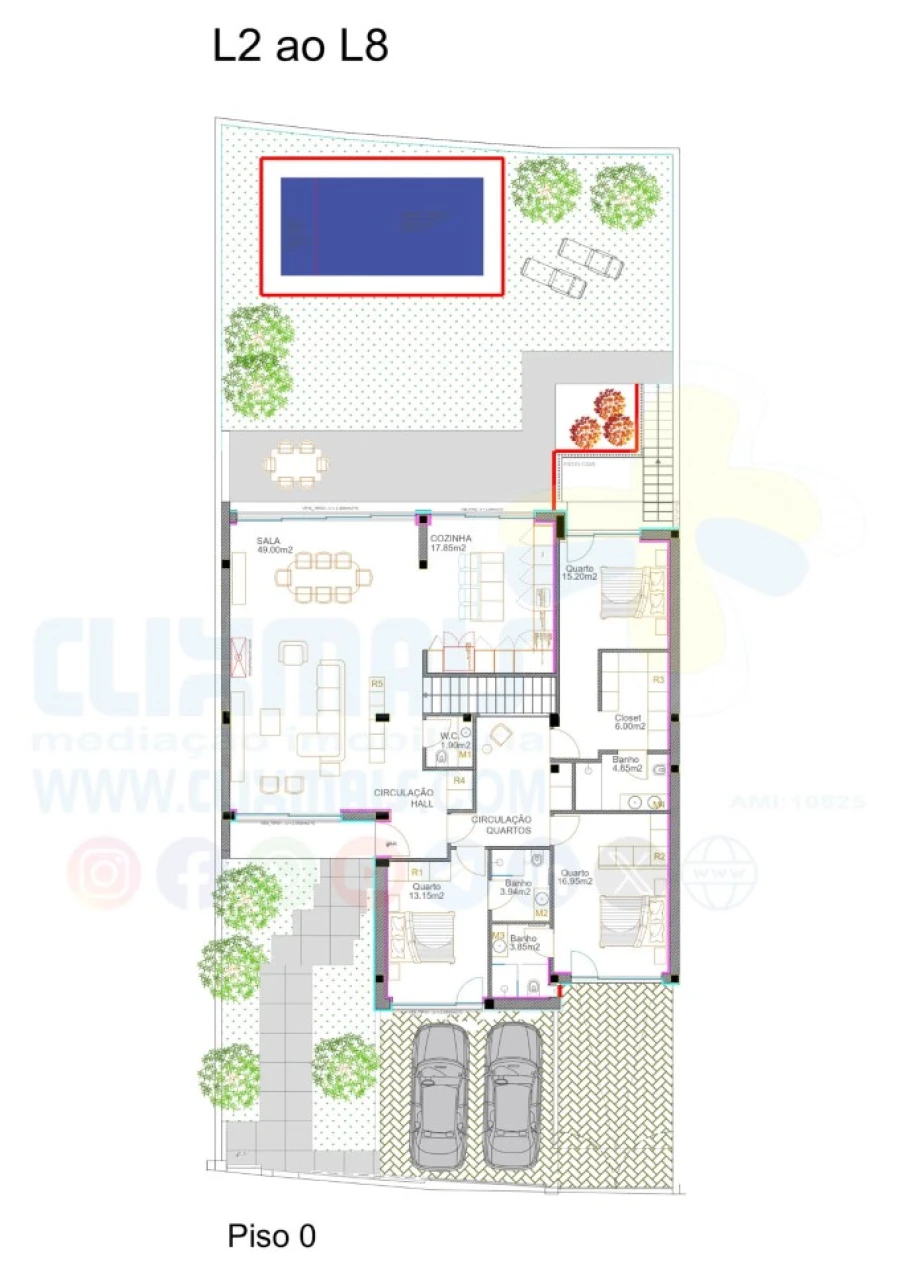 Moradia T3 para Venda em São Vitor (Braga) Planta 1