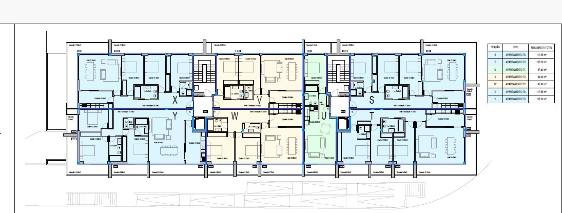Apartamento T3 para Venda em Santa Maria Maior e Monserrate e Meadela Planta 2