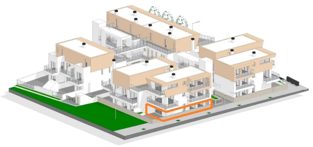 Apartamento T2 para Venda em Conceição e Cabanas de Tavira Planta 1