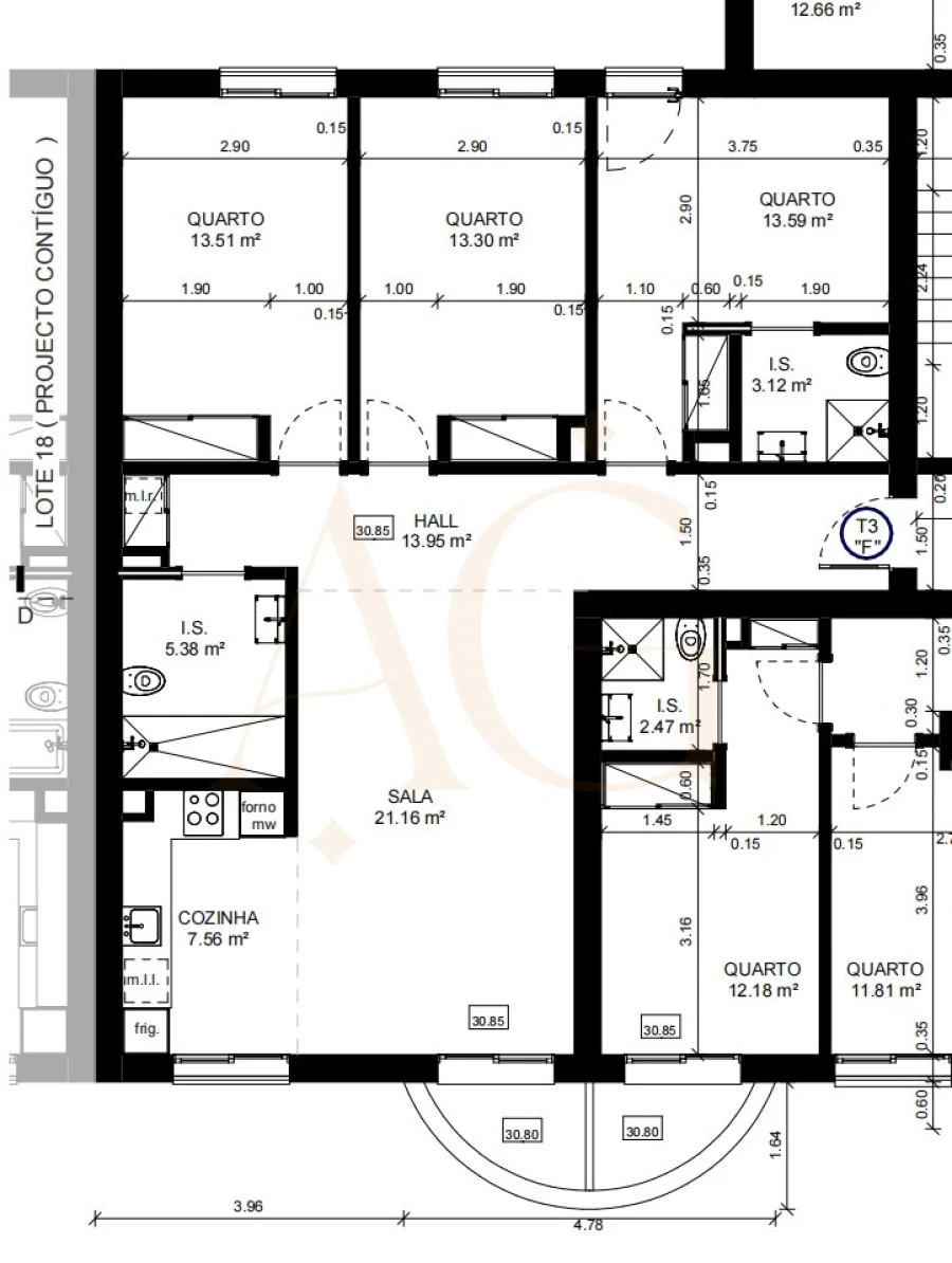 Apartamento T3 para Venda em Tavira (Santa Maria e Santiago) Foto 9