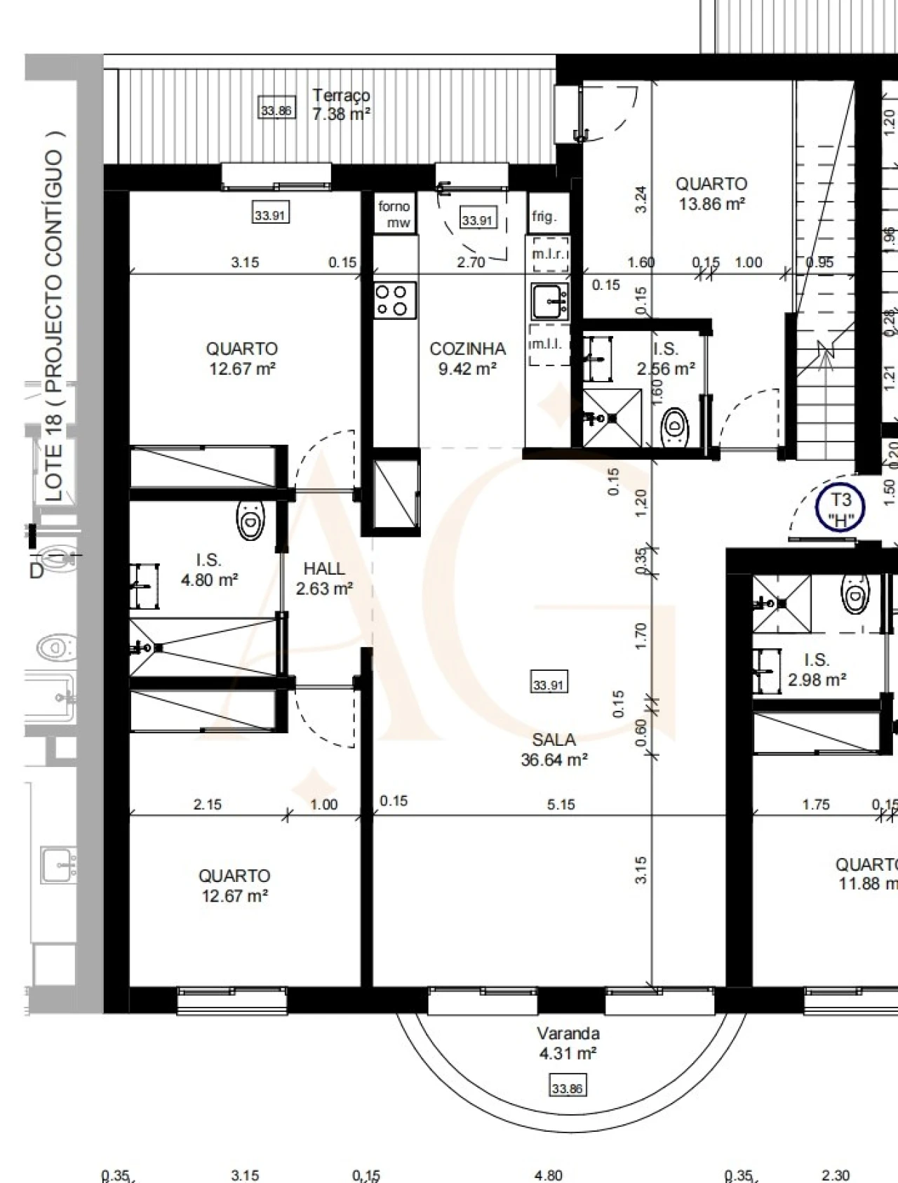 Apartamento T3 para Venda em Tavira (Santa Maria e Santiago) Foto 11
