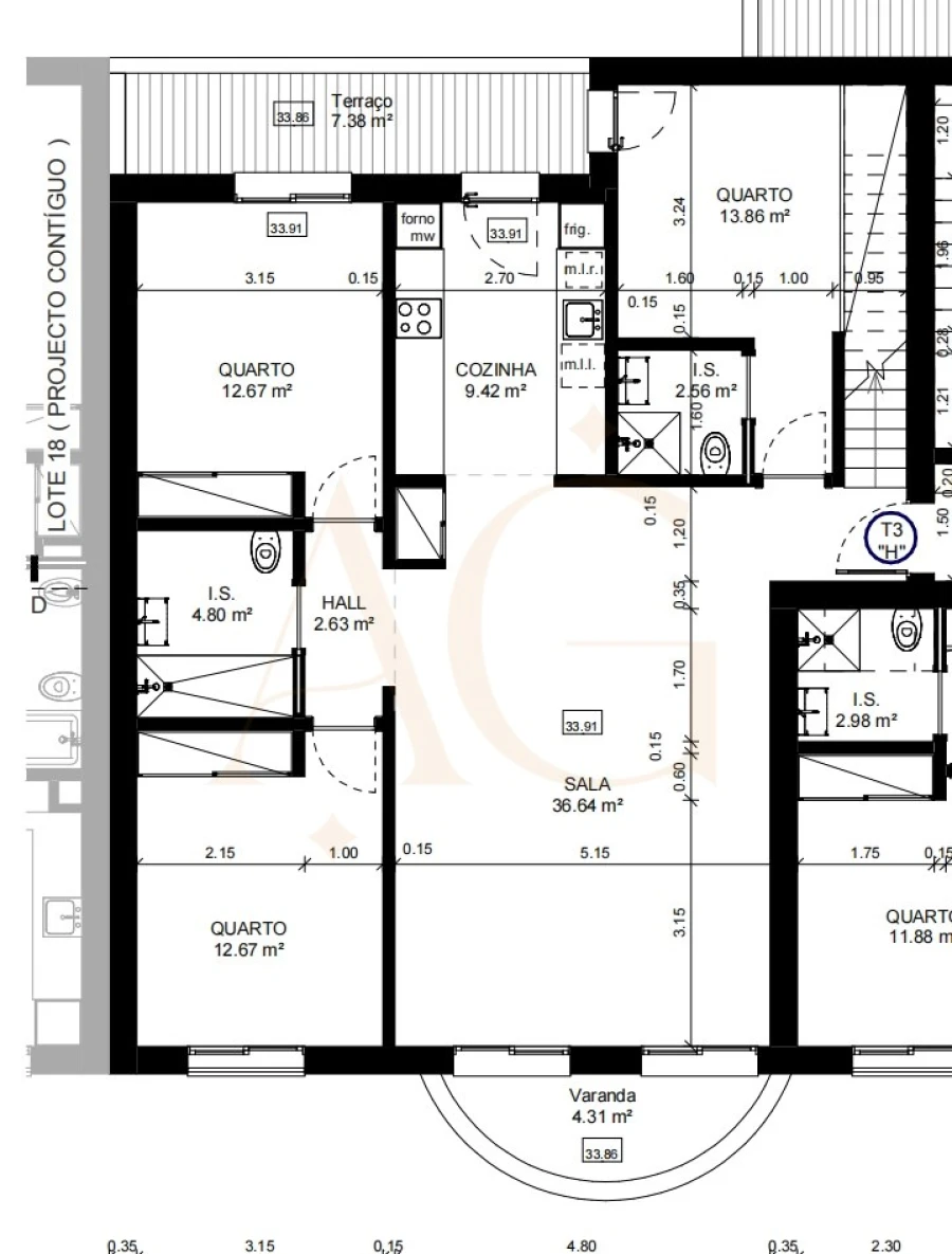 Apartamento T3 para Venda em Tavira (Santa Maria e Santiago) Foto 11