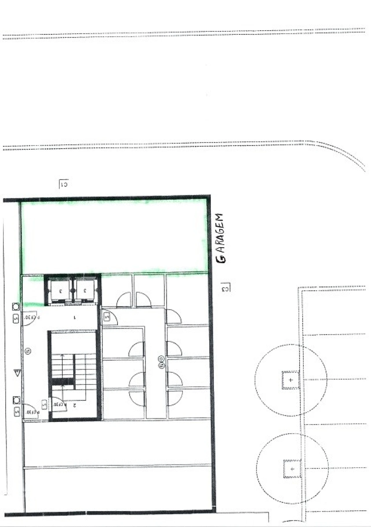 Loja para Arrendamento em Pedrouços Planta 2