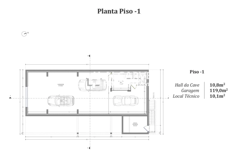 Moradia T4 para Venda em Montenegro Planta 2
