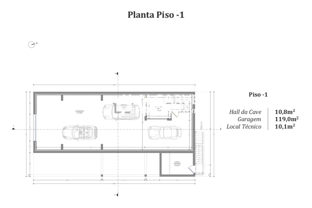 Moradia T4 para Venda em Montenegro Planta 2