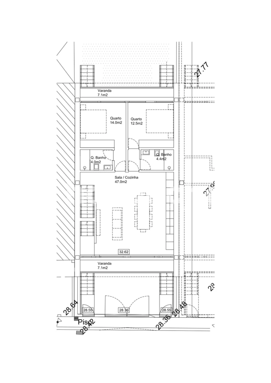 Moradia T4 para Venda em Arcozelo Planta 1