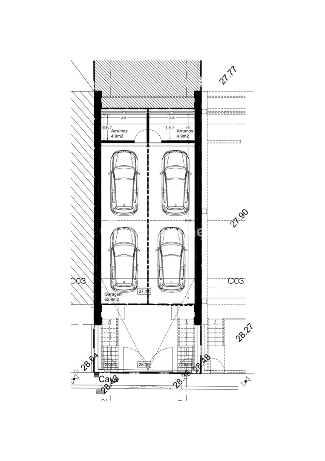Apartamento T4 para Venda em Arcozelo Planta 3