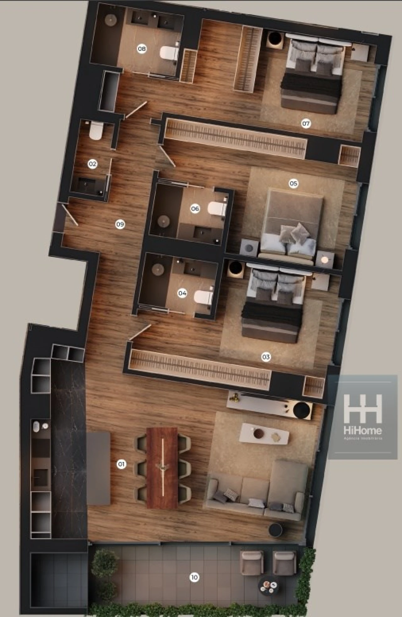 Apartamento T3 para Venda em Santo Antonio Foto 8