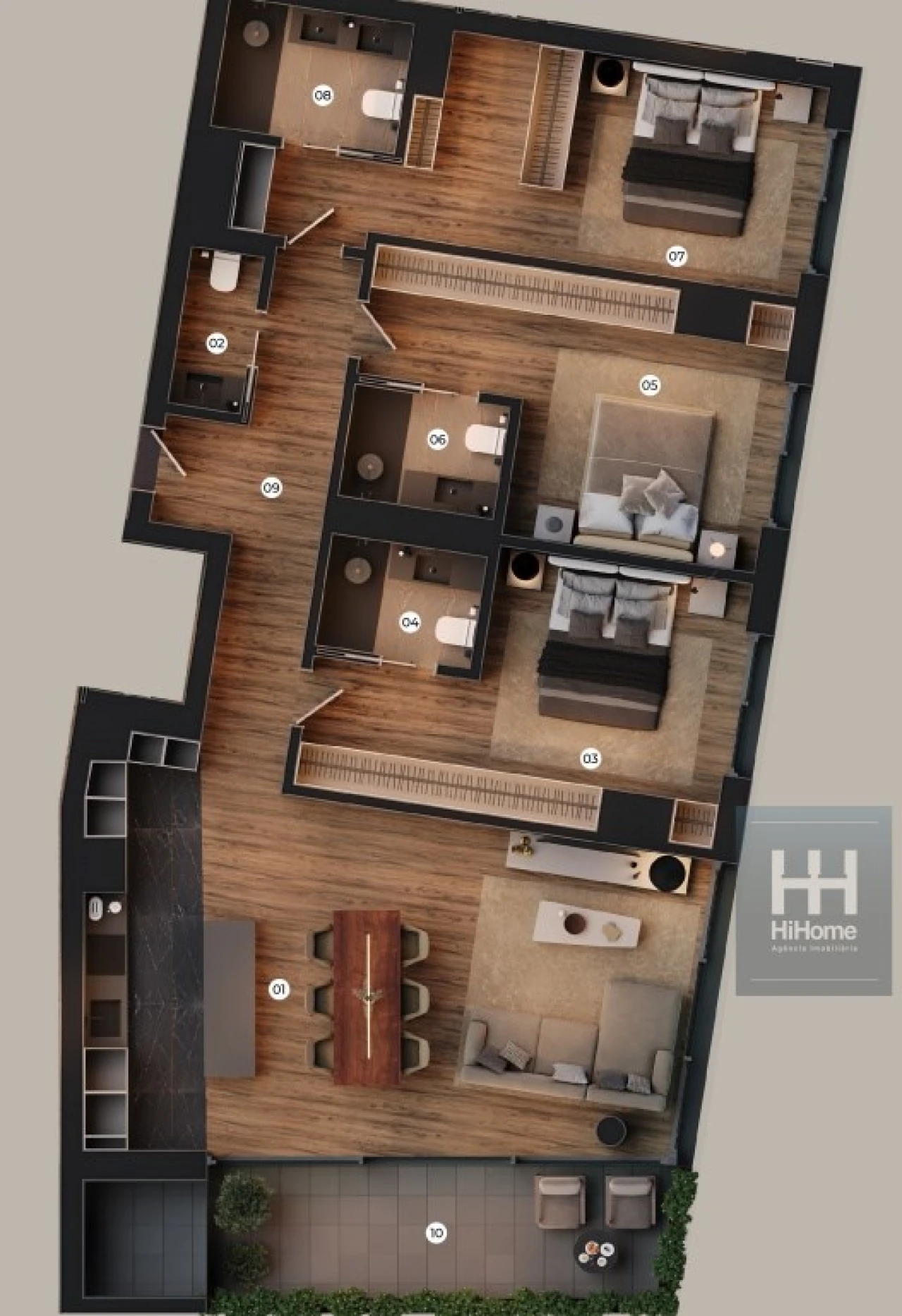 Apartamento T3 para Venda em Santo Antonio Foto 8