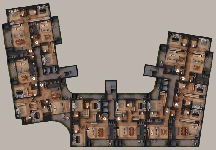 Apartamento T3 para Venda em Santo Antonio Planta 1