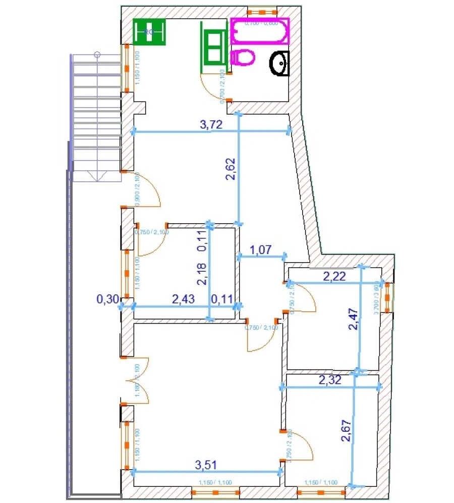 Moradia T3 para Venda em Gave Planta 2