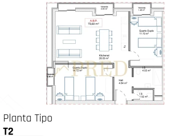 Apartamento T2 para Venda em Paranhos