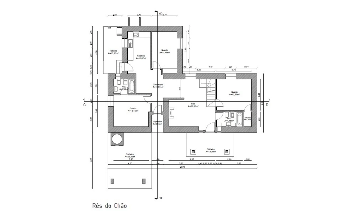 Quinta T4 para Venda em Ninho do Açor e Sobral do Campo Planta 2