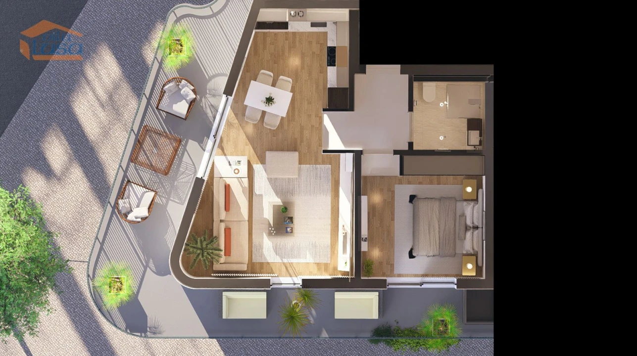 Apartamento T1 para Venda em Armação de Pera Foto 1