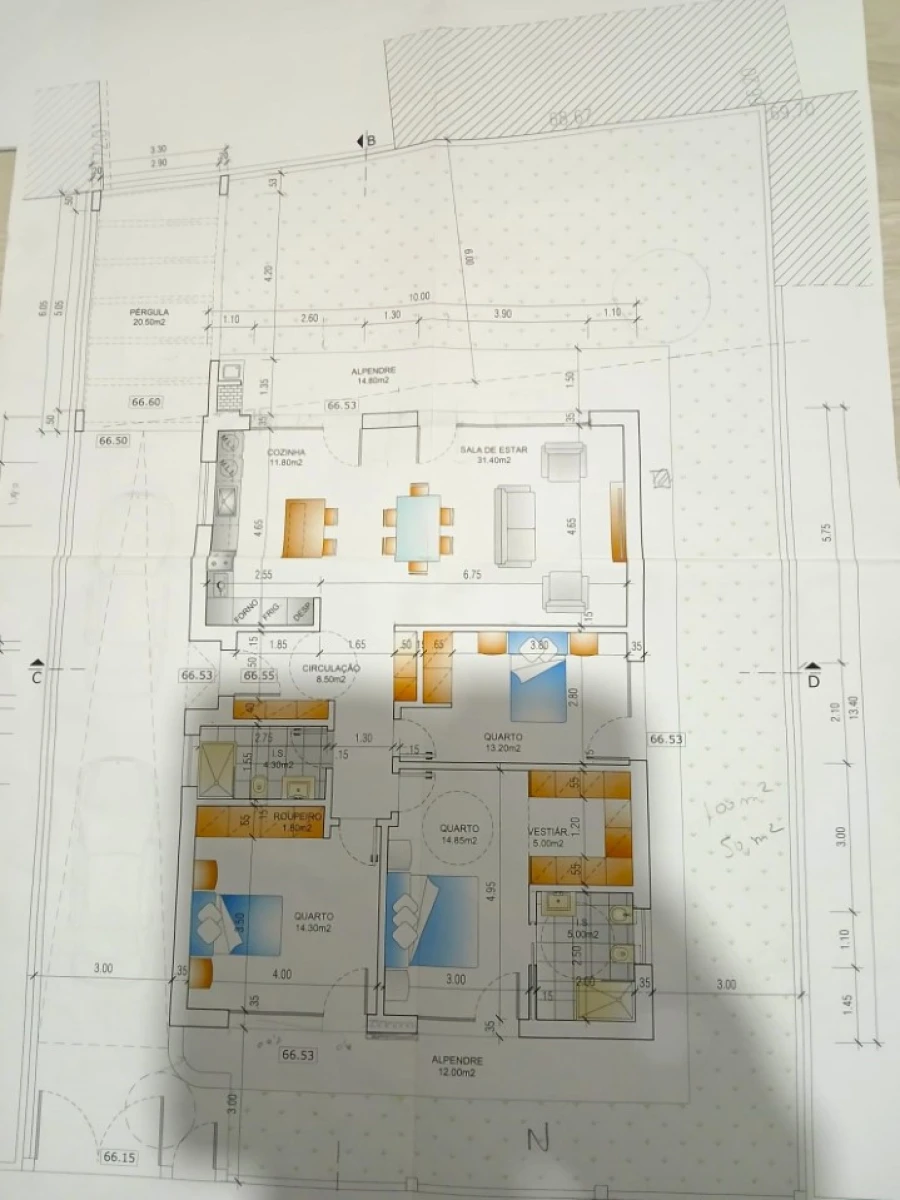 Moradia T3 para Venda em Fernao Ferro Planta 1