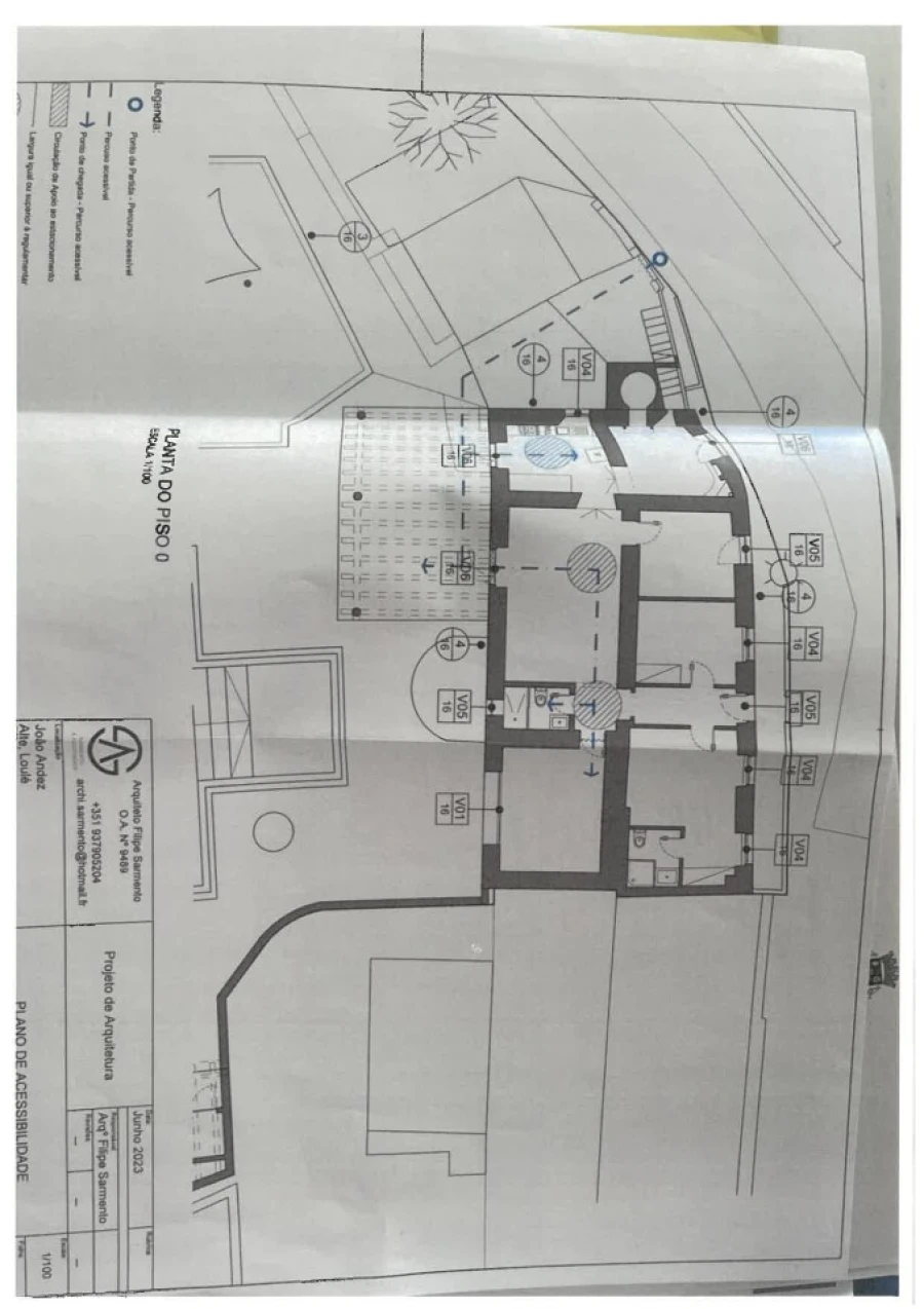 Moradia T3 para Venda em Alte Planta 1