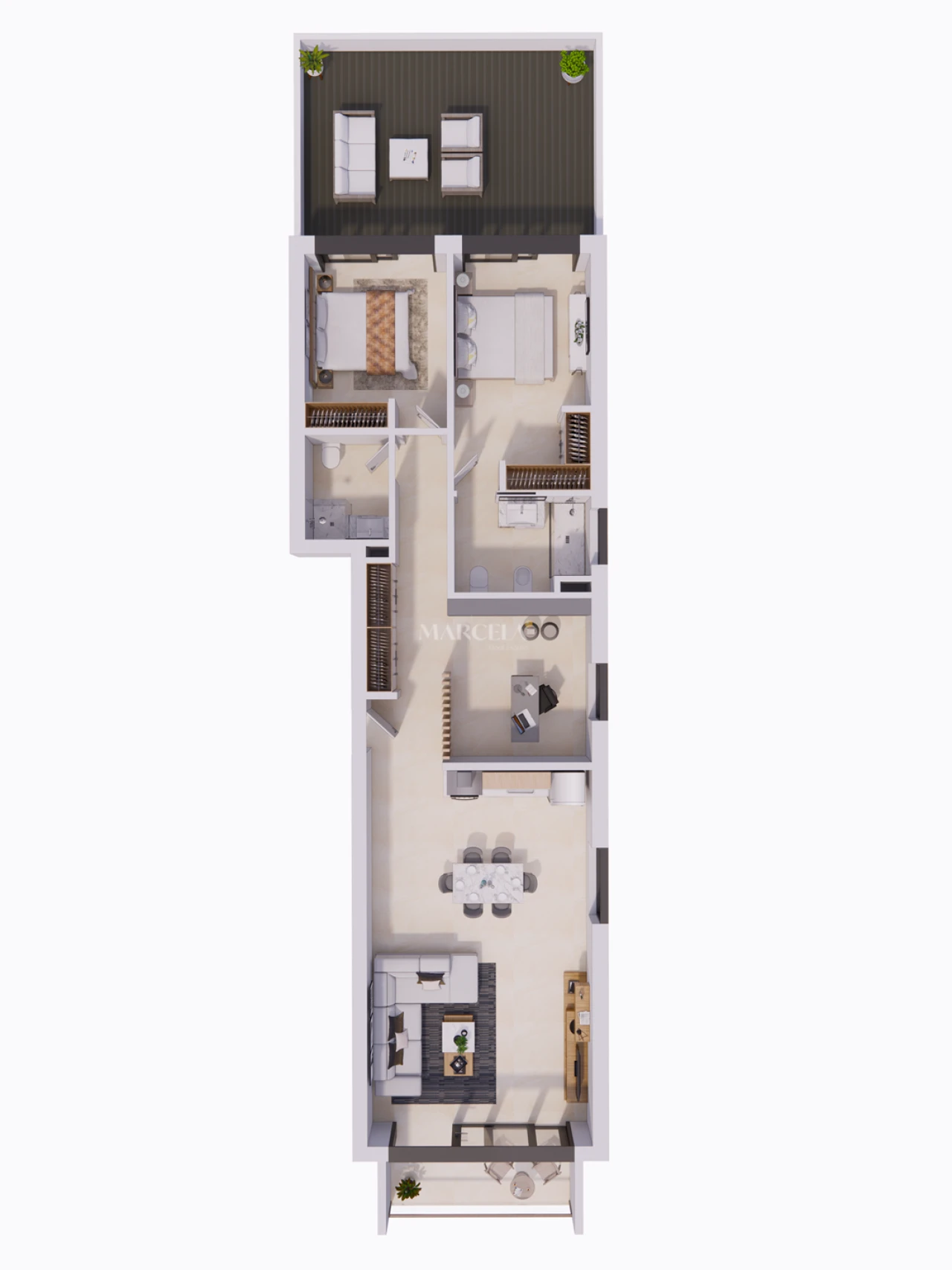 Apartamento T2 para Venda em Aljezur Planta 2