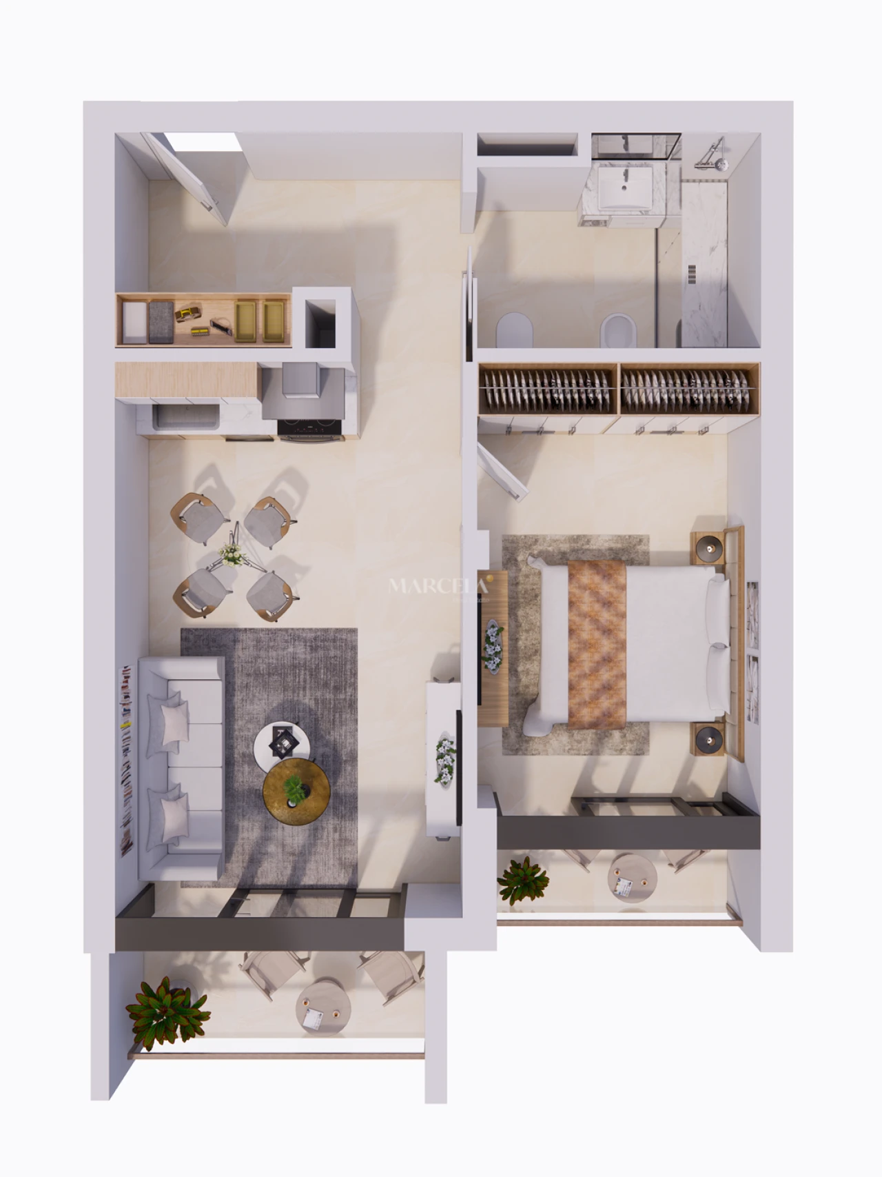 Apartamento T1 para Venda em Aljezur Foto 19