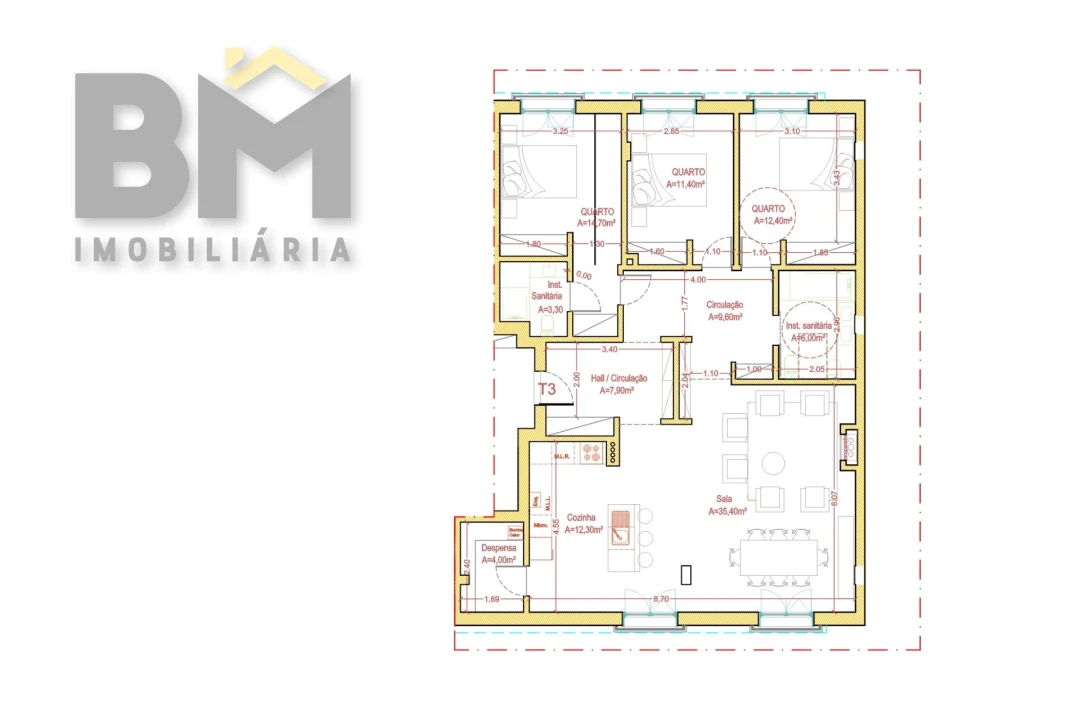 Apartamento T3 para Venda em Castelo Branco Foto 8