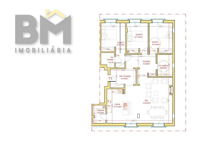 Apartamento T3 para Venda em Castelo Branco Foto 8