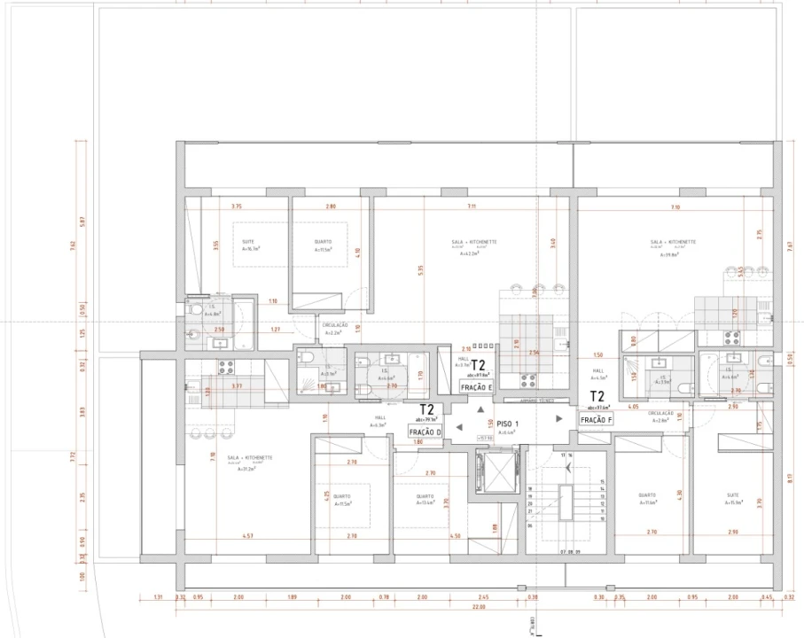 Apartamento T1 para Venda em Santo António dos Cavaleiros e Frielas Planta 3