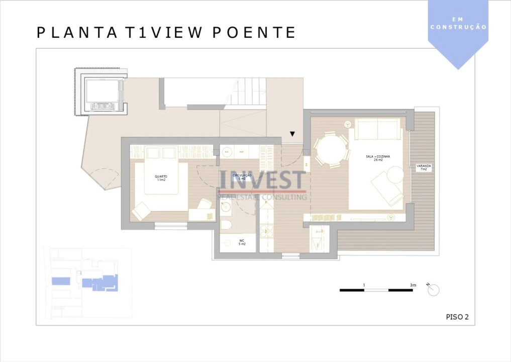 Apartamento T1 para Venda em Lordelo do Ouro e Massarelos Foto 6