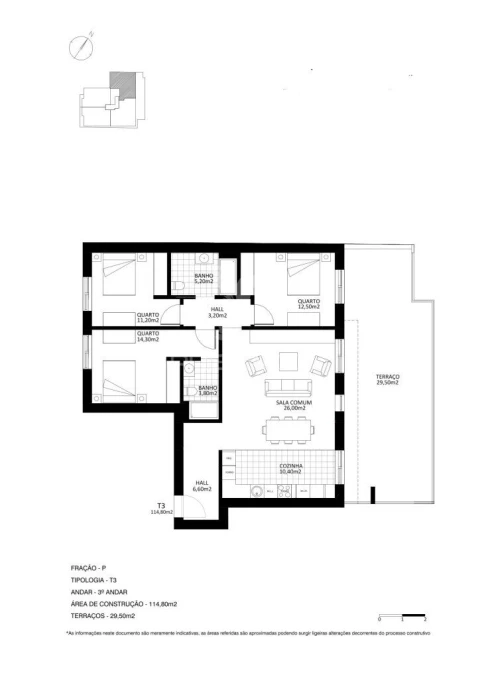 Apartamento T3 para Venda em Santa Marinha e São Pedro da Afurada