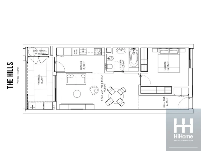 Apartamento T1 para Venda em São Martinho Foto 38