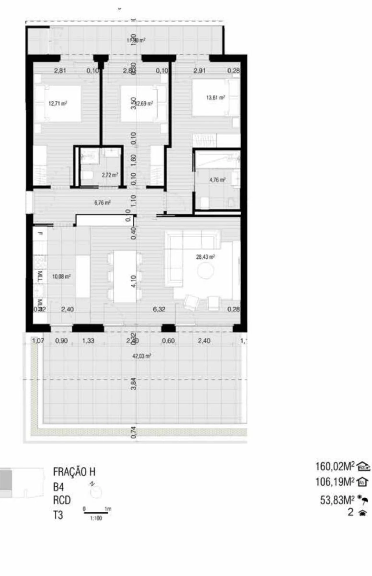 Apartamento T3 para Venda em Buarcos Foto 24