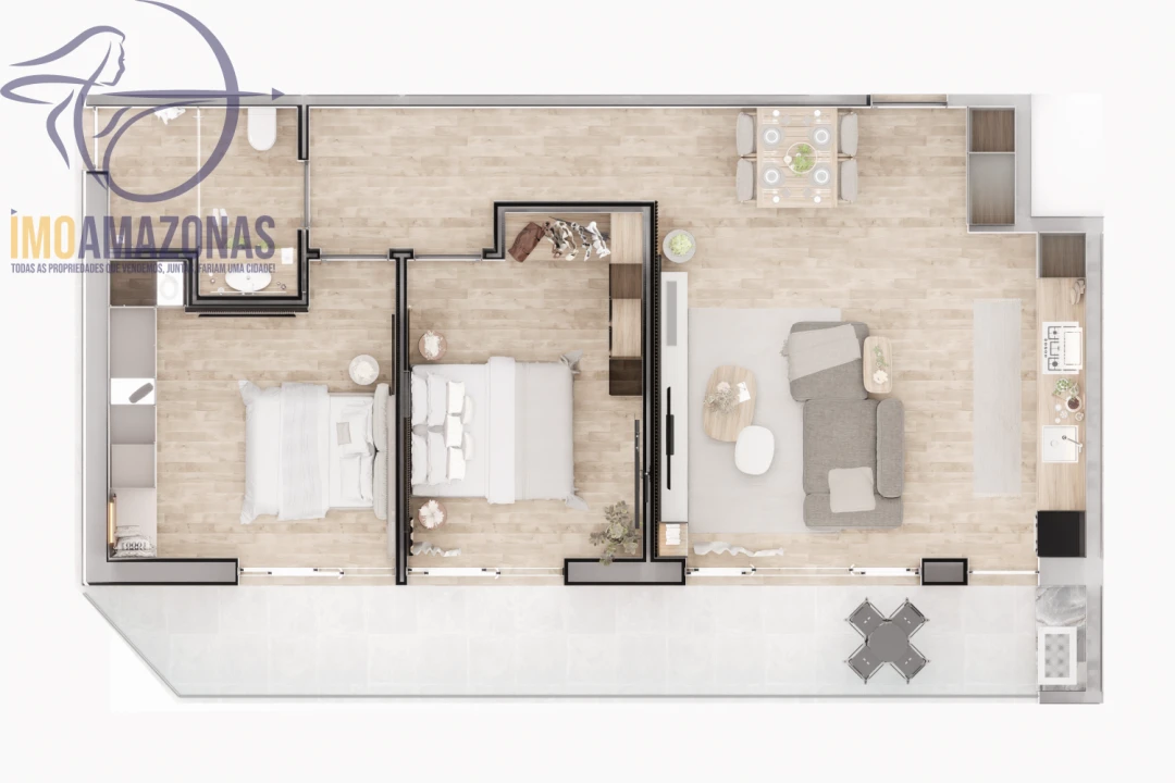 Apartamento T2 para Venda em Porches Foto 11