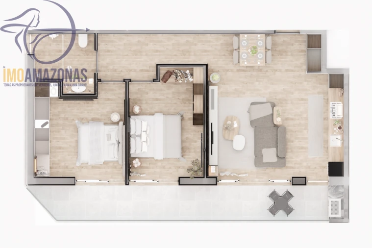 Apartamento T2 para Venda em Porches Foto 9