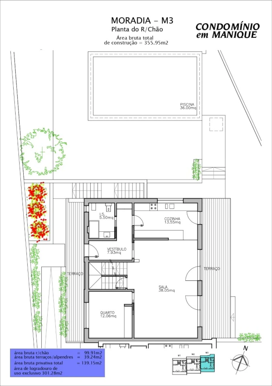 Moradia T4 para Venda em Alcabideche Planta 1