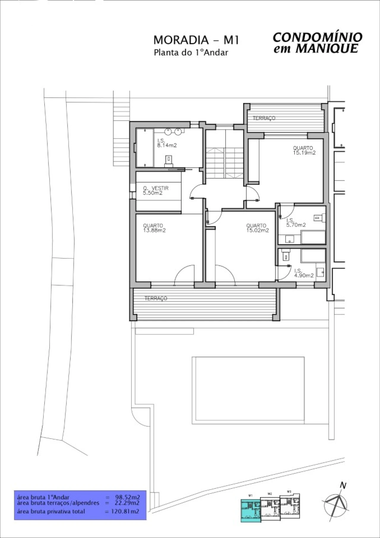Moradia T4 para Venda em Alcabideche Planta 2