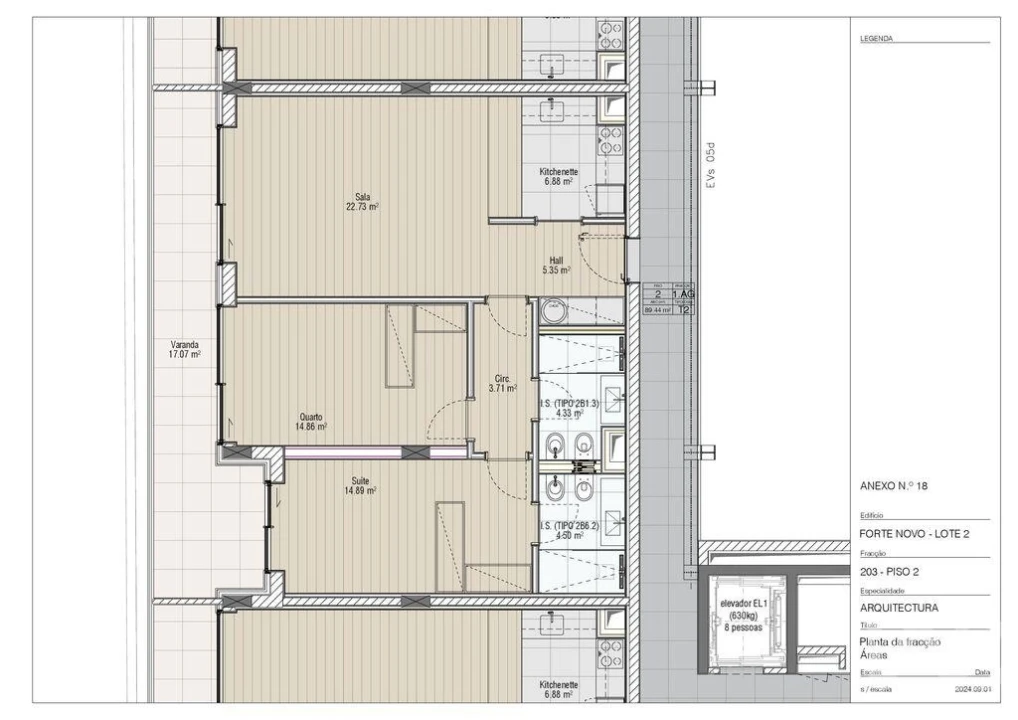 Apartamento T2 para Venda em Quarteira Foto 25