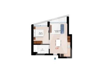 Apartamento T1 para Venda em Glória e Vera Cruz