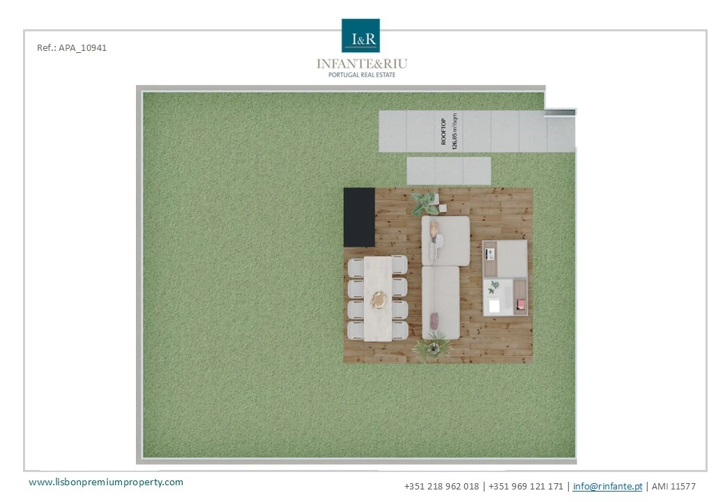 Apartamento T3 para Venda em Quarteira Planta 2