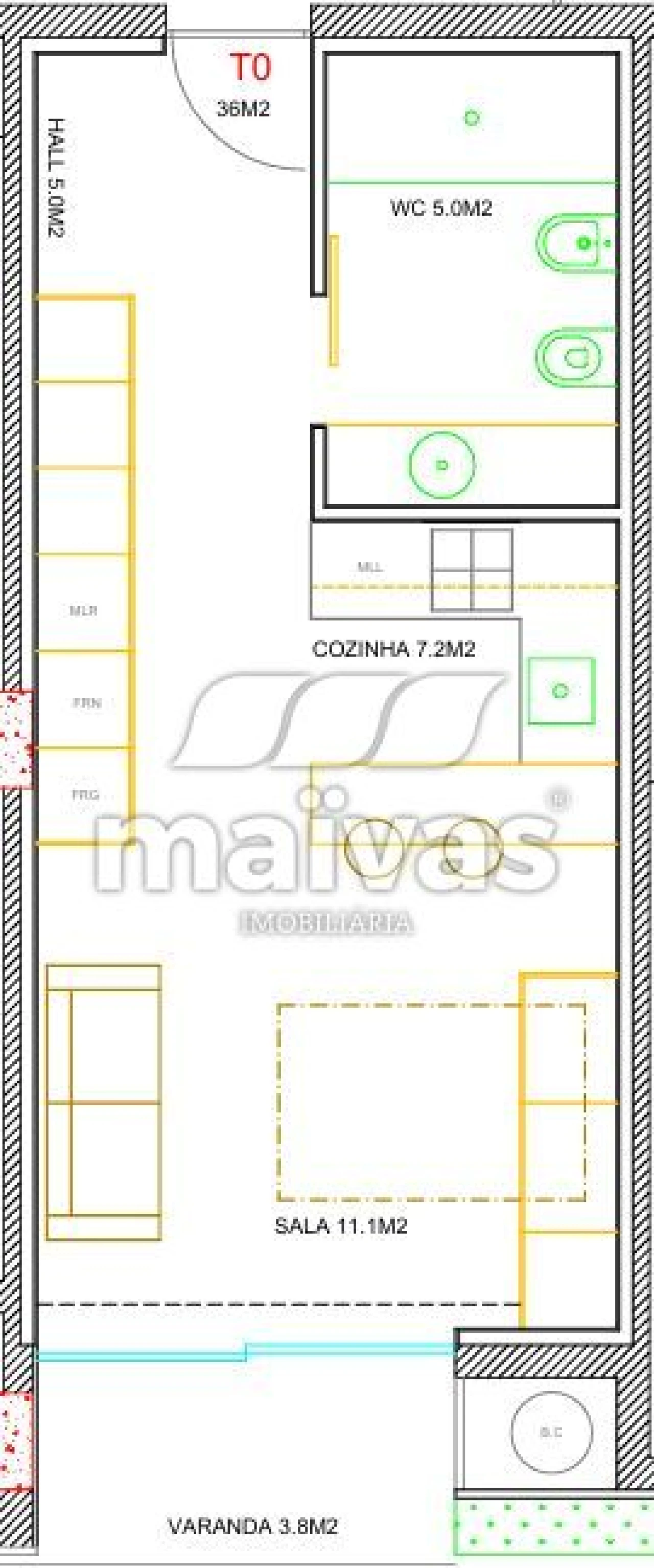 Apartamento T0 para Venda em São Vitor (Braga) Foto 9
