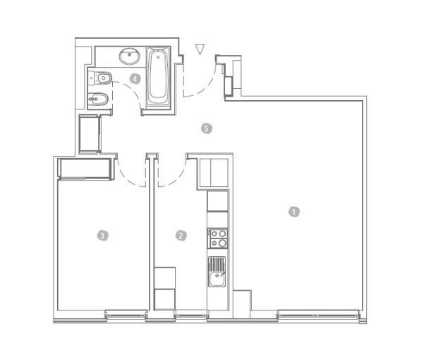 Apartamento T1 para Venda em Parque das Nações Planta 1