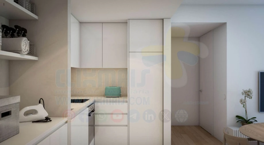 Apartamento T1 para Venda em Azurem Foto 4