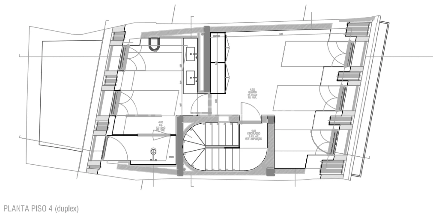 Apartamento T1 para Venda em Santo António Planta 2