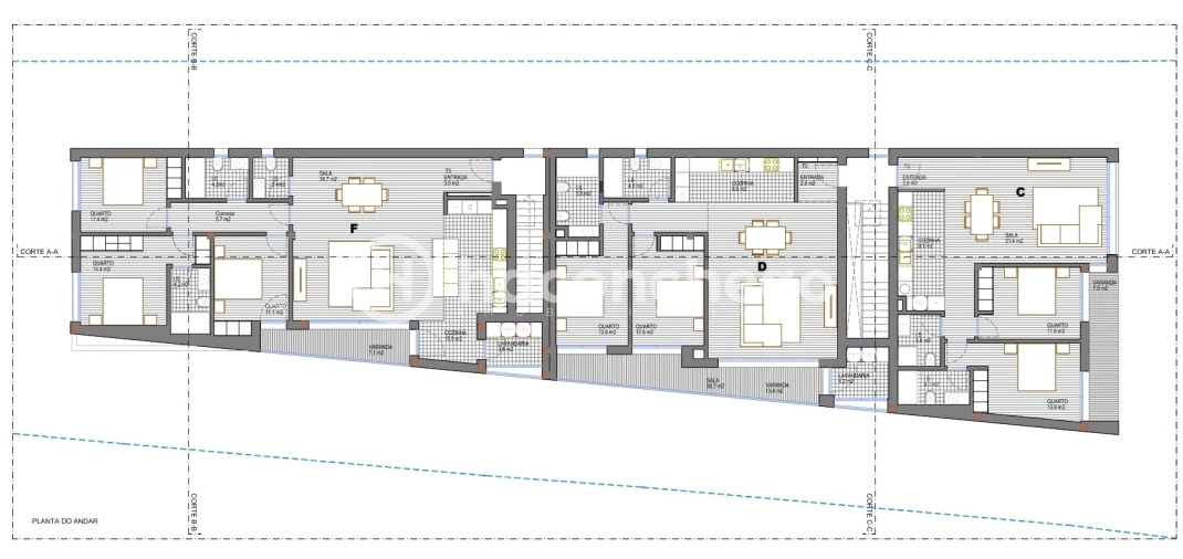 Apartamento T2 para Venda em Galegos (Santa Maria) Foto 24