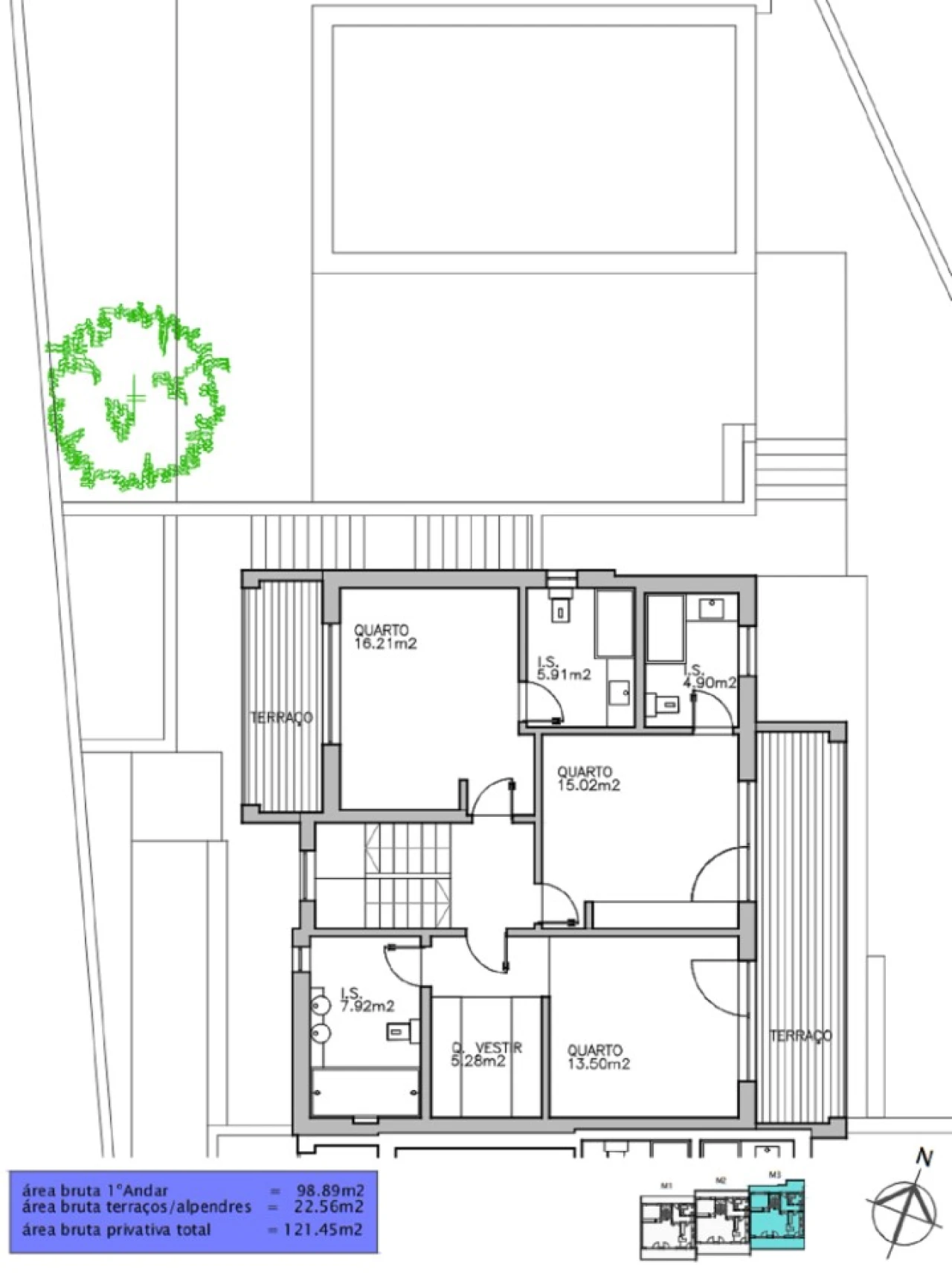 Moradia T4 para Venda em Alcabideche Planta 2