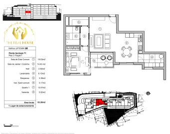 Apartamento T1 para Venda em Machico