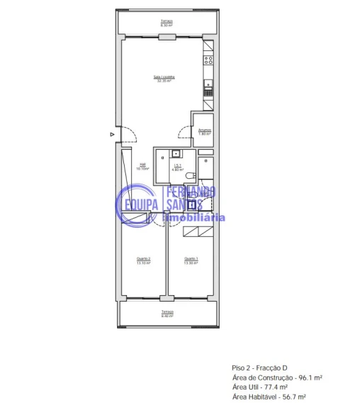 Apartamento T2 para Venda em Armação de Pera