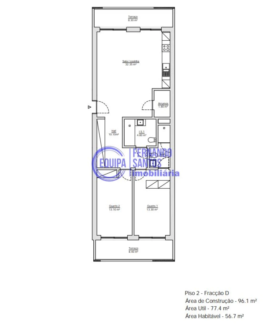 Apartamento T2 para Venda em Armação de Pera Foto 19