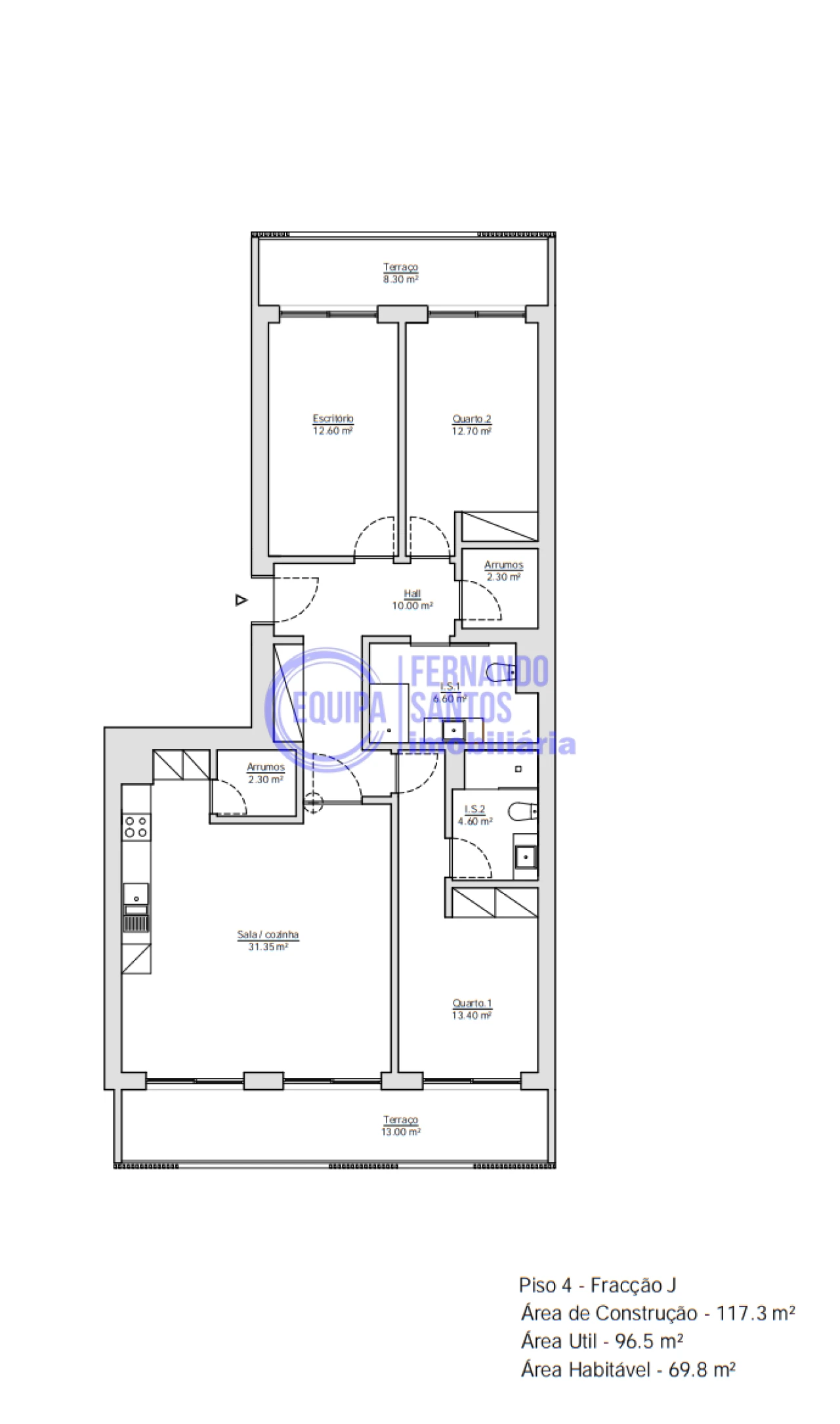 Apartamento T3 para Venda em Armação de Pera Foto 10