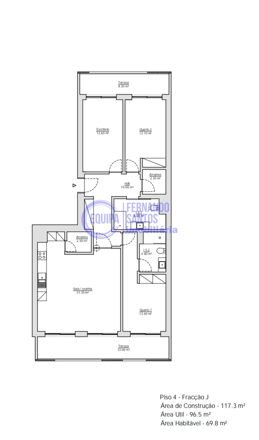 Apartamento T3 para Venda em Armação de Pera Foto 10