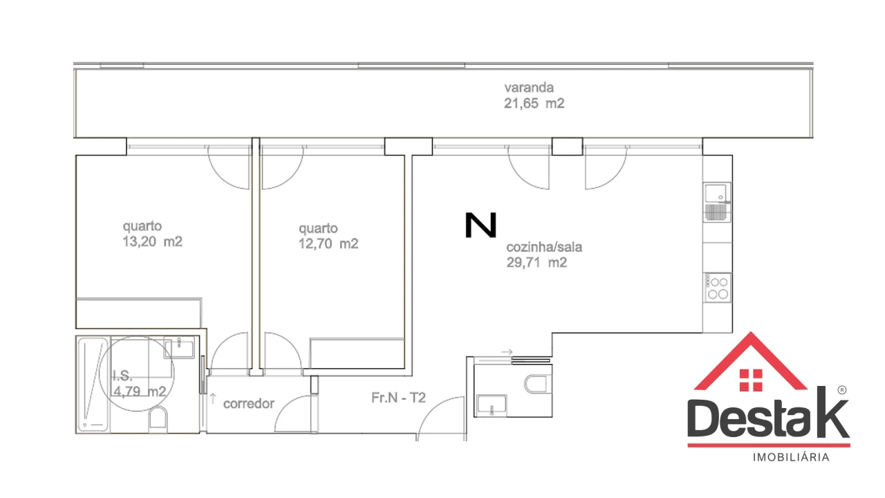 Apartamento T2 para Venda em Tondela e Nandufe Foto 8