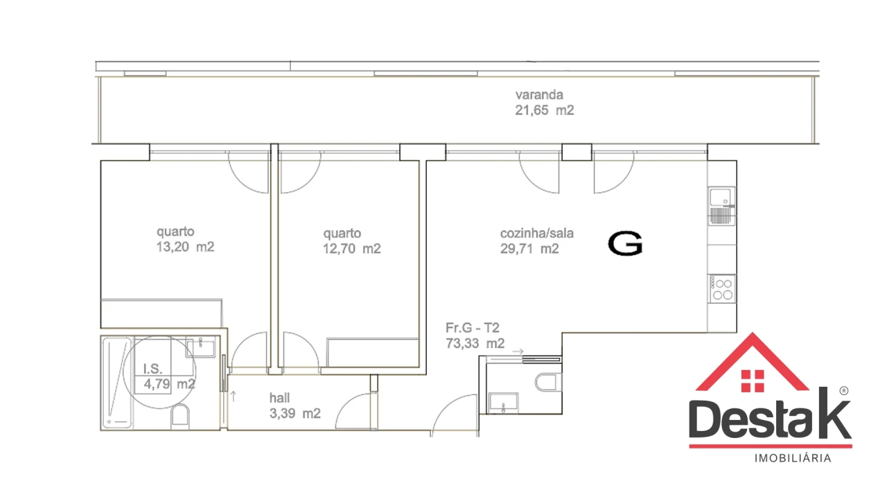 Apartamento T2 para Venda em Tondela e Nandufe Foto 8