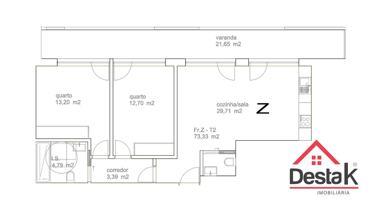 Apartamento T2 para Venda em Tondela e Nandufe Foto 8